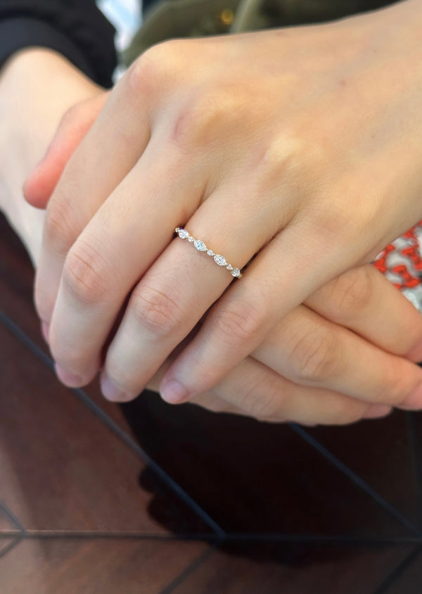 Marquise x Round Eternity Ring