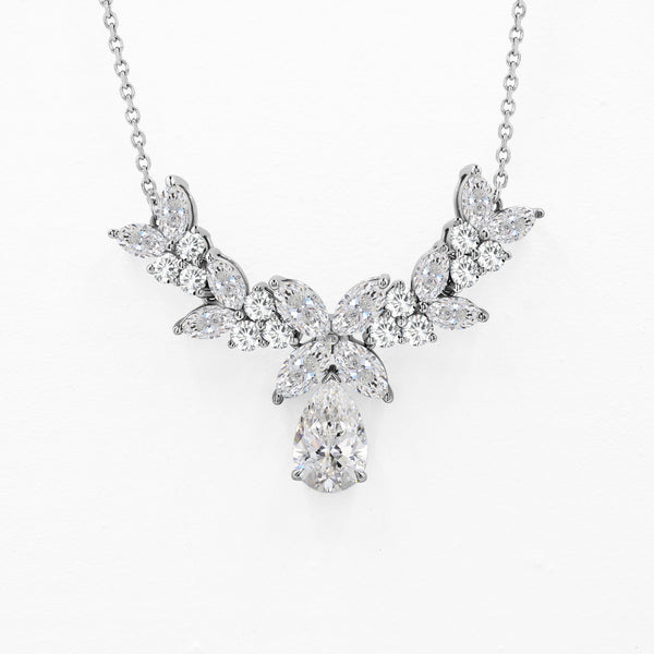 Victoria Pear Bridal Necklace
