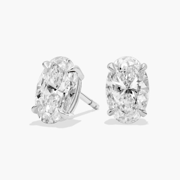 Oval Solitaire Studs