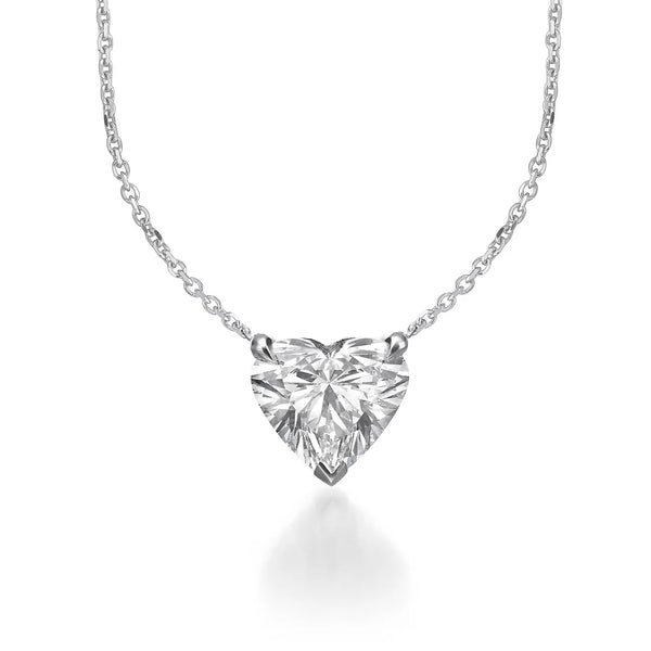 Heart Solitaire Necklace